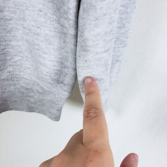 Vintage Alaska Sweatershirt Hanes Mens M Gray Inside Passage Map Tourist Raglan - Picture 9 of 12